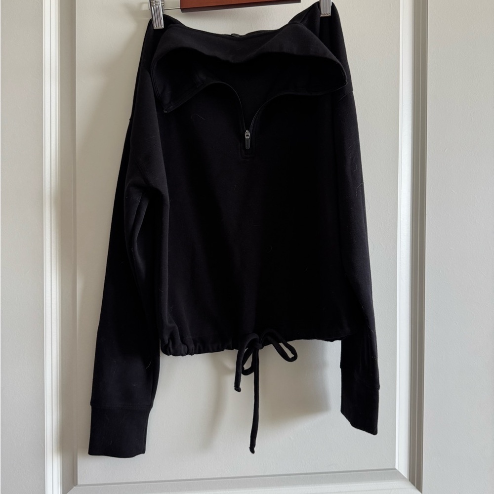 Gaiam Women's Crop sweatshirt with Drawstring xs